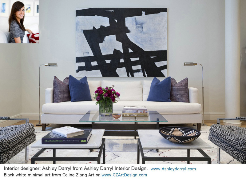 Unique Canvas Art,Oversized Horizontal Minimal Art On Canvas - Large Wall Canvas